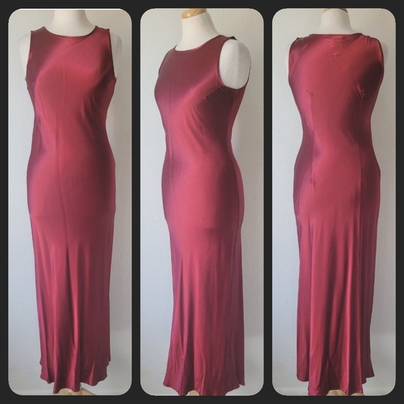Jeffrey & Dara Dresses & Skirts - Jeffrey & Dara Evenings Gown Gorgeous Vintage Sexy Red Sleeveless Dress Size 10